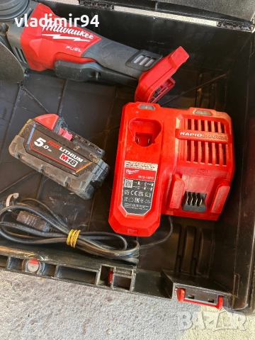 Milwaukee безчетков ъглошлайф, снимка 8 - Ъглошлайфи - 52934709