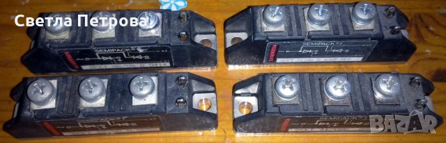 Два мощни тиристора в един корпус, производител-Семикрон, общо 4 броя., снимка 2 - Друга електроника - 30803068