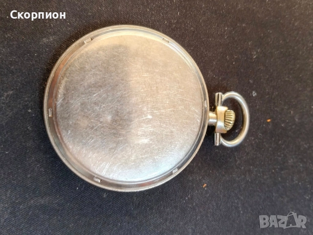 Швейцарски джобен часовник - PIROFA ANTICHOC - ANCRE - 16 RUBIS - ПРОМОЦИЯ, снимка 3 - Джобни - 50040697