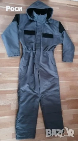 Зимен работен гащеризон с качулка Л