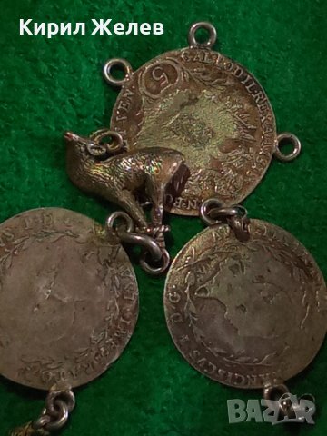 3 СТАРИ СРЕБЪРНИ МОНЕТИ от ГРИВНА със СРЕБЪРЕН КОЗИРОГ ФИГУРКА ТАЛЕР СРЕБРО МАЙСТОРКА РАБОТА 26331, снимка 5 - Антикварни и старинни предмети - 34854250