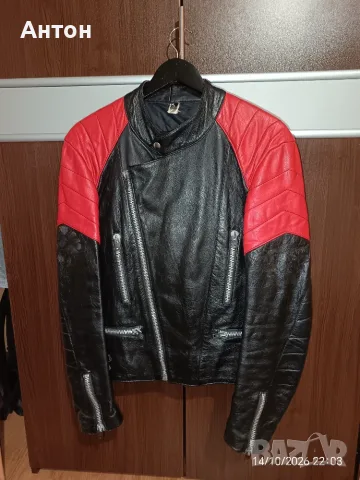 Lookwell Leather мъжко кожено мото яке