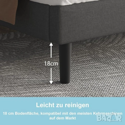 НОВА Тапицирана спалня 1600х2000, снимка 6 - Спални и легла - 54331595