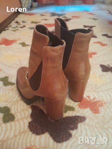 Дамски италиянски кафеви боти , снимка 3 - Дамски боти - 42344242