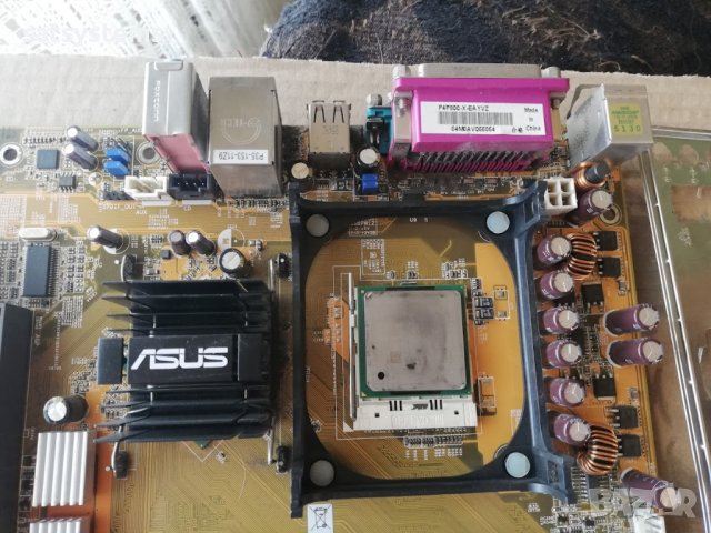 Дънна платка Asus P4P800-X Socket 478 CPU+FAN+RAM, снимка 7 - Дънни платки - 44461366