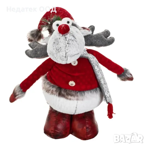 Коледна декоративна украса, Северен Елен, Червен, 62-77 см, снимка 3 - Декорация за дома - 48218908