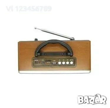 Ретро( Винтидж)Радио Meier M-115BT FM, Bluetooth USB SD AUX, снимка 5 - Радиокасетофони, транзистори - 50761948