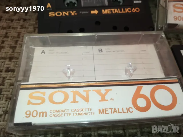 SONY-JAPAN TAPE METALLIC 60 1612241519, снимка 13 - Аудио касети - 48366997