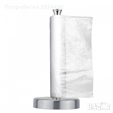 2779 Метална поставка за ролка домакинска хартия, инокс, снимка 3 - Други стоки за дома - 35346041