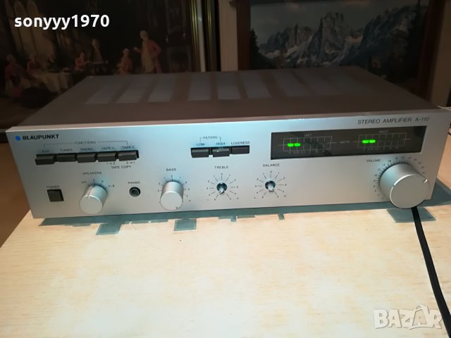 поръчан-blaupunkt a-110 amplifier-produced in japan-внос switzеrland, снимка 7 - Ресийвъри, усилватели, смесителни пултове - 29770908