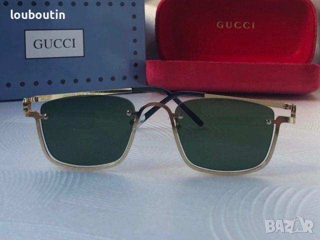 GUCCI 1:1 дамски слънчеви очила правоъгълни 4 цвята, снимка 9 - Слънчеви и диоптрични очила - 52915236