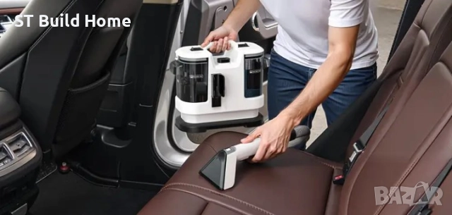 Многофункционална преносима машина за почистване и пране на килими и тапицерия – 16 500Pa мощност!, снимка 5 - Прахосмукачки - 51458819