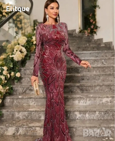 дълга рокля , снимка 4 - Рокли - 52942002