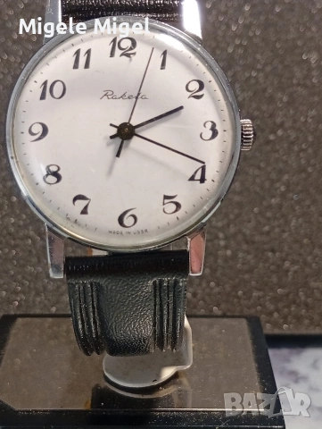 Руски ръчен механичен мъжки часовник РАКЕТА.СССР., снимка 8 - Мъжки - 54098479