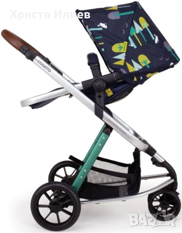Бебешка количка Cosatto Giggle 3 в 1 Wilderness Ink Комбинирана, снимка 4 - Детски колички - 52635994