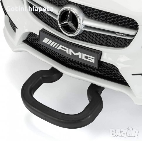Акумулаторен джип Mercedes GLA45 12V батерия,MP3, с меки гуми с Кожена седалка, снимка 10 - Детски велосипеди, триколки и коли - 39001295