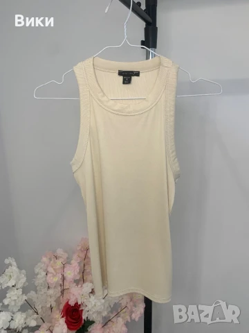 Дамски потник в бежово в размер М, подходящ е и за S, снимка 6 - Потници - 50663546