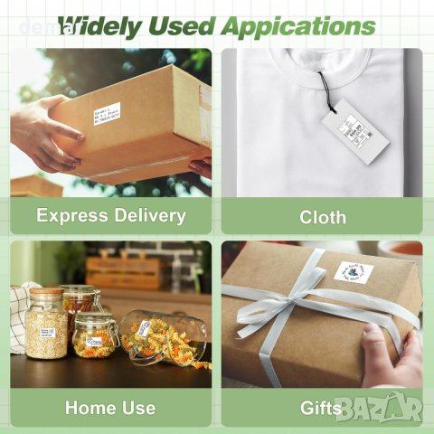 Itari Стикери, съвместими принтер, 100 листа 63,5 mm x 38,1 mm, A4-21 на лист, бели, снимка 7 - Консумативи за принтери - 44264235