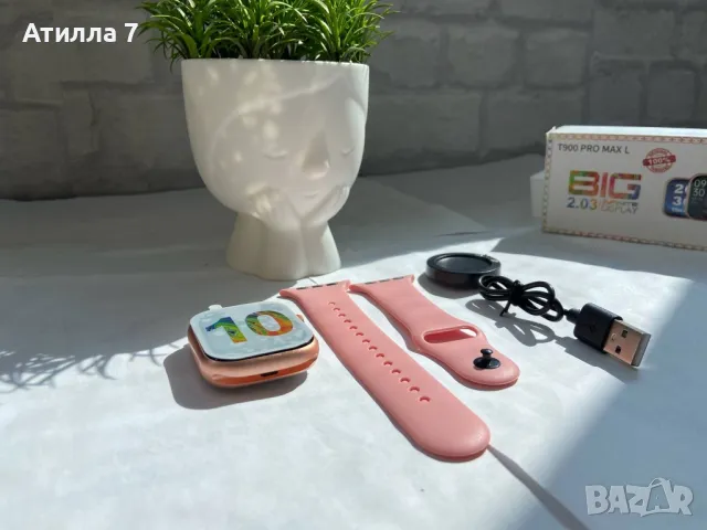 Смарт Часовник,smartwatch T900 Pro Max,smart watch,Iwatch,apple,samsun, снимка 17 - Смарт гривни - 50228663