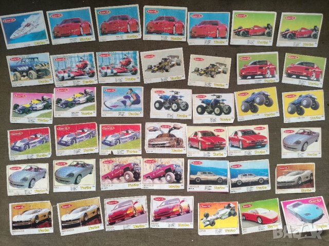 Продавам много картинки от дъвки  Турбо, снимка 9 - Колекции - 37895324