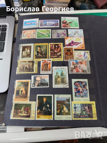 Голям класьор с пощенски марки, снимка 9 - Филателия - 53365461