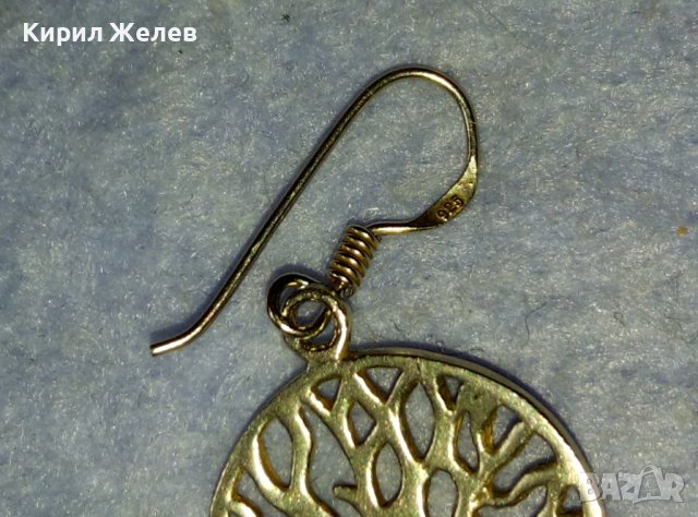 ПРЕКРАСНА АЖУРНА СРЕБЪРНА ОБЕЦА ДЪРВОТО на ЖИВОТА СРЕБРО 925 ПРОБА на ПАНДОРА 40152, снимка 11 - Обеци - 42486233