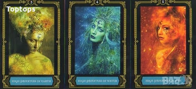 Оракул:Witches Wisdom&Priestess of Light&Wisdom of the House of Night, снимка 5 - Карти за игра - 34162845