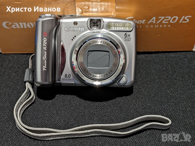Фотоапарат Канон,Canon Power Shot A720IS, снимка 3 - Фотоапарати - 52892866