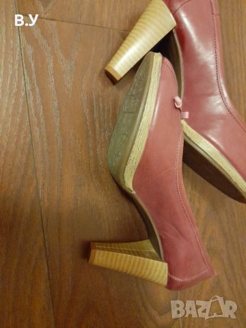 Дамски обувки ,естествена кожа , снимка 2 - Дамски обувки на ток - 40696378