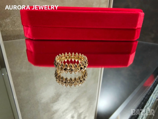 CARTIER Clash de Cartier Rose Gold Пръстен, снимка 4 - Пръстени - 53148850