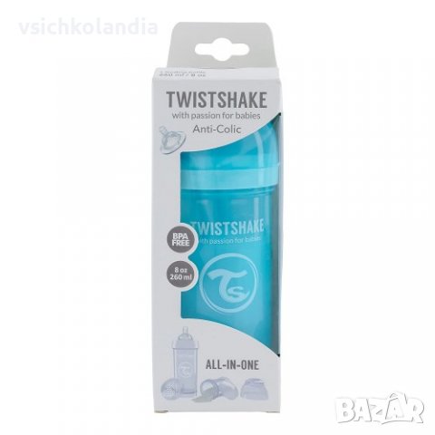 Бебешко шише против колики Twistshake ново (код продукт 319), снимка 1 - Прибори, съдове, шишета и биберони - 39338272