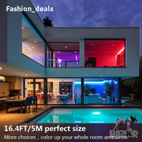 Нова Гъвкава 5 м LED лента с дистанционно подсветка на телевизор стая, снимка 5 - Лед осветление - 38585471