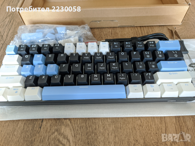Геймърска механична клавиатура MageGee – Blue/Red/Brown switch - LED , снимка 5 - Клавиатури и мишки - 44572781
