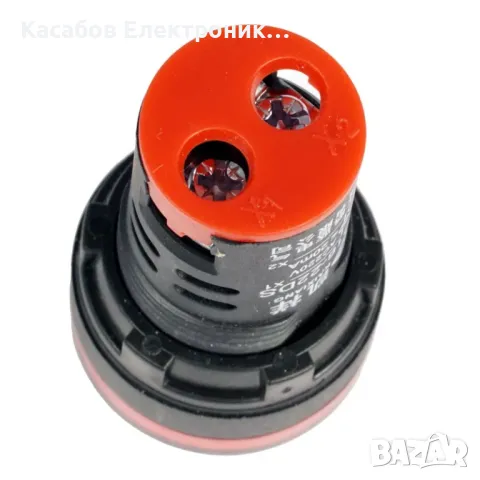 Сигнална лампа, червена пулсираща LED сигнална лампа, 220V, снимка 4 - Друга електроника - 48948996