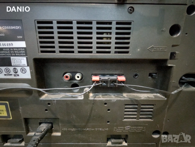 SHARP D555GY , снимка 7 - Радиокасетофони, транзистори - 53929212