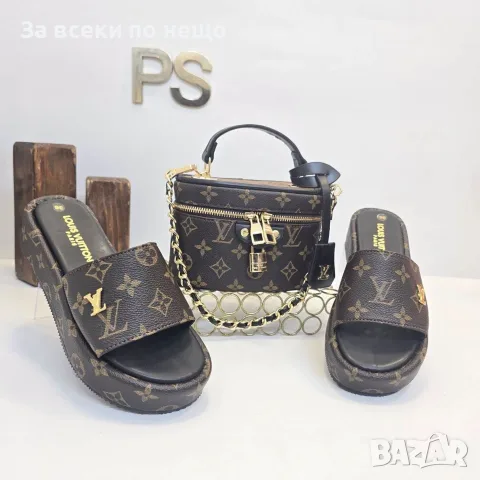 Louis Vuitton Дамски Чехли Луис Витон Код SEM-18, снимка 4 - Чехли - 55710586