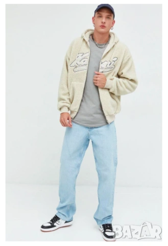 яке/ суитчър Karl Kani Varsity Teddy. размер  XS, снимка 6 - Якета - 53878693