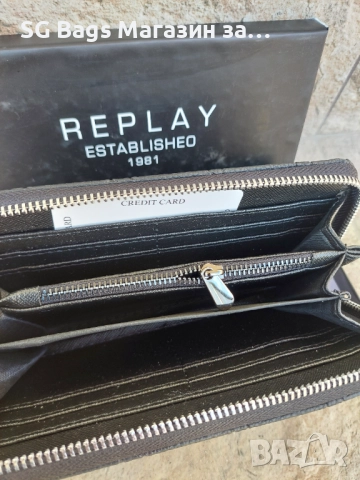 Replay дамско портмоне дамски портфейл код 230, снимка 16 - Портфейли, портмонета - 43966282