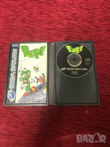 видеоиграта Bug! за конзолата Sega Saturn, снимка 2 - Други игри и конзоли - 56462991
