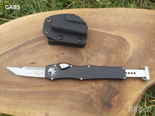 Автоматичен нож Microtech Halo 6, снимка 4 - Ножове - 49266987