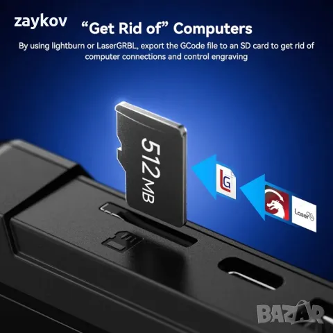 SCULPFUN TS1 машина за лазерно гравиране със сензорен екран, снимка 6 - Инструменти за гравиране - 49217506