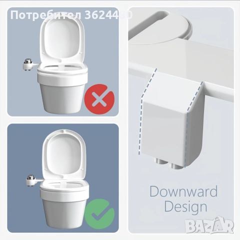 Биде с Терморегулация Контрол на Налягането и Температурата, снимка 5 - Други стоки за дома - 52429047