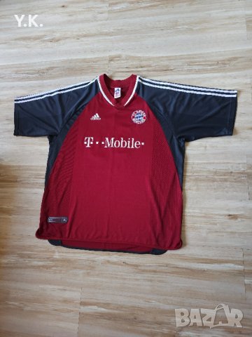 Оригинална мъжка тениска Adidas Climalite x F.C. Bayern Munchen x Ballack / Season 02-03 (Home), снимка 2 - Тениски - 40308767