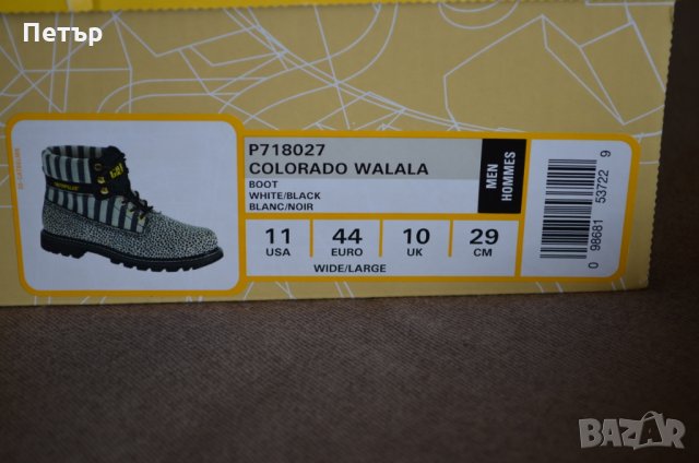 Caterpillar Colorado Walala обувки бяло с черно, снимка 3 - Мъжки боти - 31029888