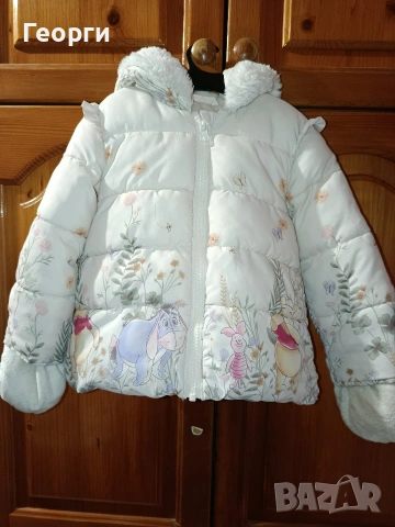 Зимно яке за момиче George 18-24 месеца