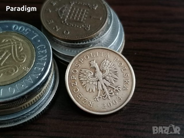 Монета - Полша - 5 гроша | 2003г., снимка 2 - Нумизматика и бонистика - 35602421