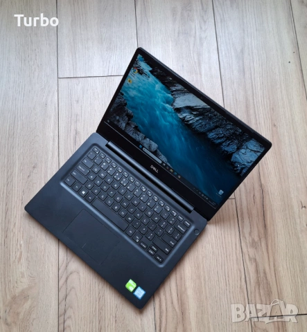 14' IPS Dell Vostro Core i7-8565U/16GB DDR4/NVIDIA MX130 2GB/256GB SSD/Бат.4ч., снимка 2 - Лаптопи за работа - 53878087