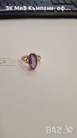 Златен Руски Пръстен 3.32гр 06982-25, снимка 2 - Пръстени - 52804315