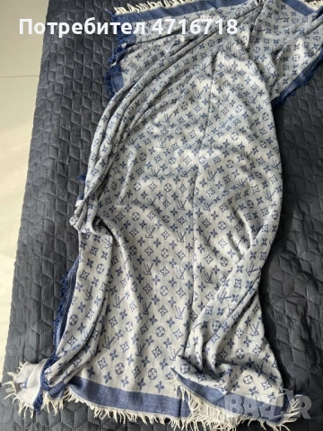 Топъл шал Louis Vuitton. Воал, снимка 5 - Шалове - 53194612