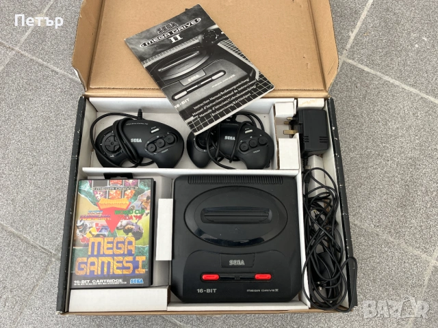 Sega Mega Drive II - оригинална игрална конзола в кутия, снимка 2 - Други игри - 53888713